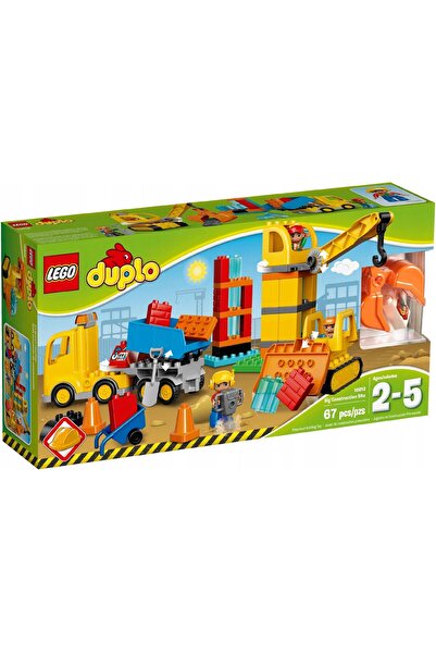 Other LEGO DUPLO 10813 CONSTRUCTION DUMP TRUCK CRANE BULLDOZER