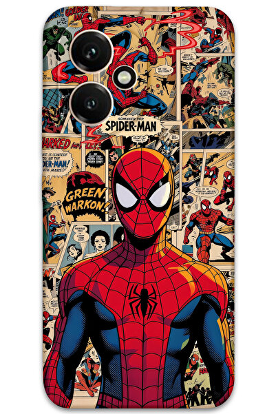 Gramaphone Honor 400 Uyumlu Spiderman Desenli Telefon Kılıfı + Ekran Koruyucu - 5934