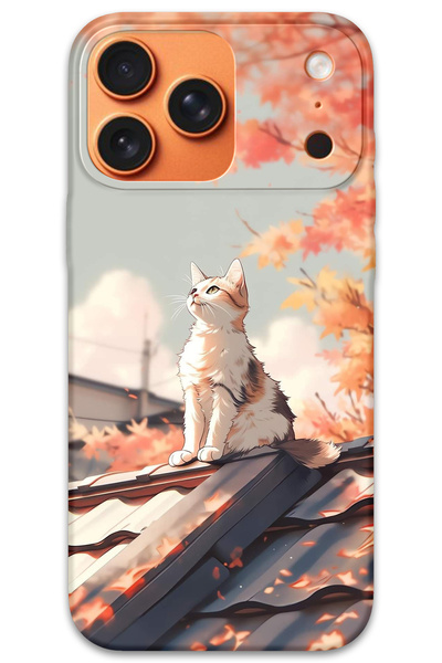 Gramaphone iPhone 17 Pro Compatible Cat Pattern Phone Case + Screen Protector...