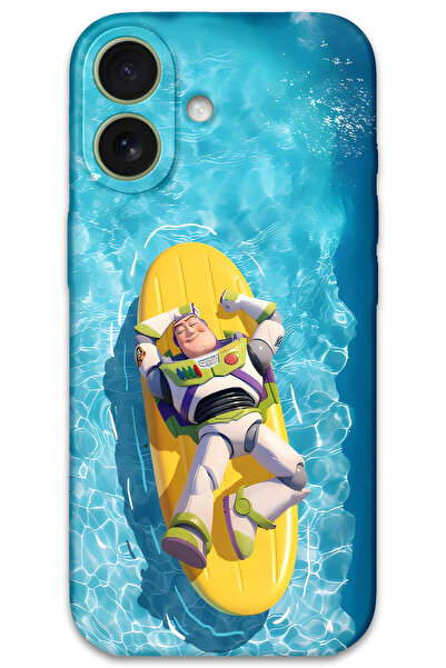 Gramaphone iPhone 16 Plus Uyumlu Toy Story Desenli Telefon Kılıfı + Ekran Koruyucu - 5945