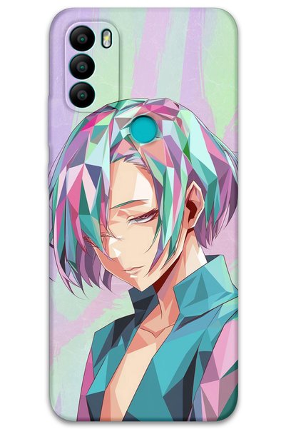 Gramaphone Gm 21 Plus Compatible Anime Patterned Phone Case + Screen Protecto...