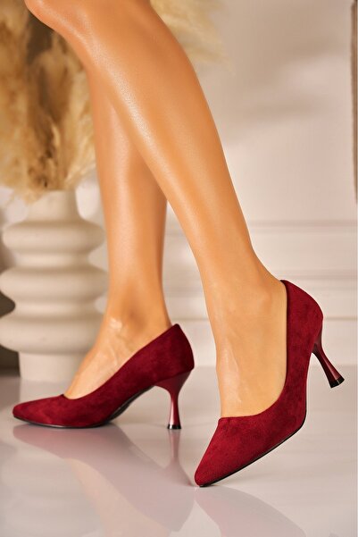 Joana Bordo Stiletto Heels - Faux Suede