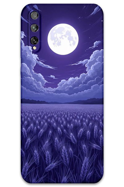 Gramaphone Huawei P Smart S Uyumlu Çiçek Desenli Telefon Kılıfı + Ekran Koruy...