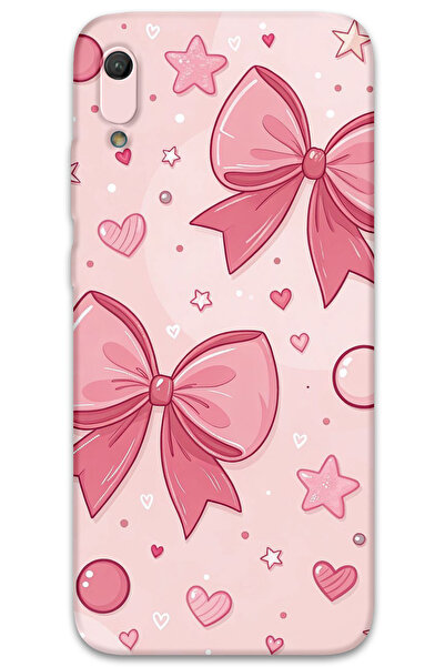 Gramaphone Huawei Y6 2019 Uyumlu Kurdele Desenli Telefon Kılıfı + Ekran Koruy...