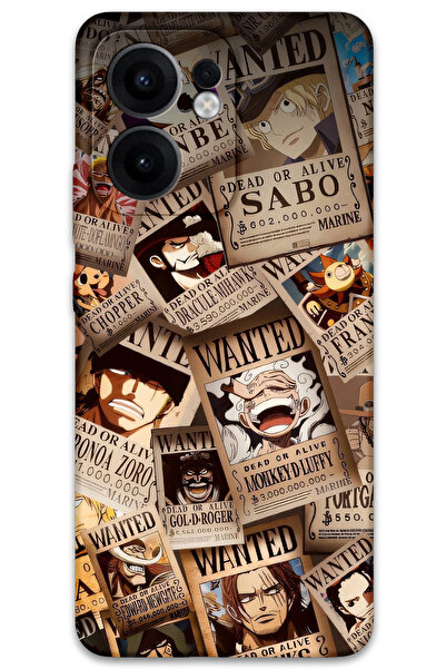 Gramaphone Oppo Reno 13F 5G Uyumlu Anime Desenli Telefon Kılıfı + Ekran Koruyucu - 5888