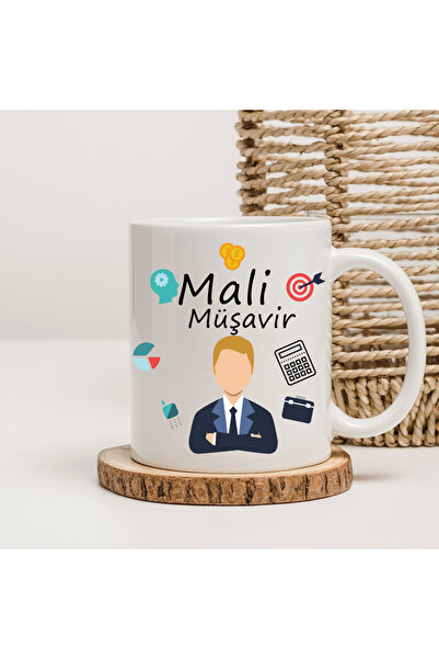 Er-Se Tasarım Financial Advisor Mug, Special Mug for Financial Advisors, Gift Mug