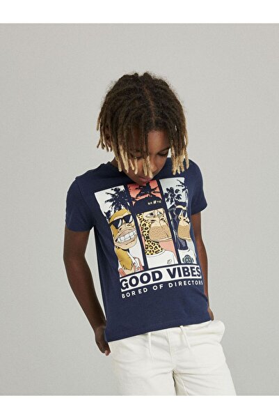 name ıt Boy's Printed T-shirt