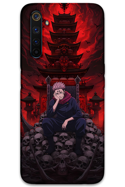 Gramaphone Realme 6 Pro Compatible Anime Patterned Phone Case + Screen Protec...