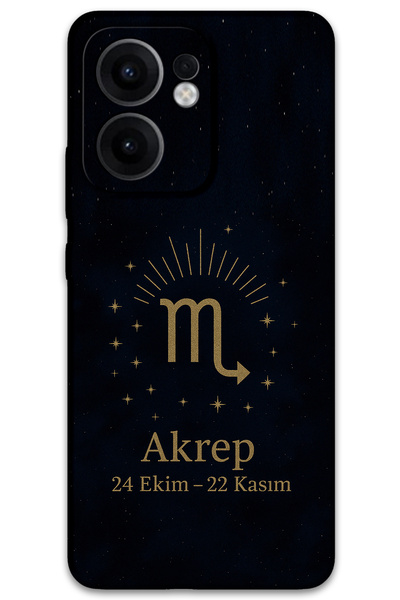 Gramaphone Oppo Reno 13F 5g Compatible Scorpio Zodiac Pattern Phone Case + Sc...