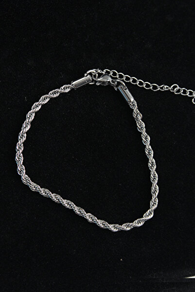 Skygo 316L Steel Rope Model Silver Color Men's Bracelet - Tj-Eb3742