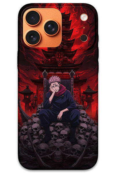 Gramaphone iPhone 17 Pro Max Uyumlu Anime Desenli Telefon Kılıfı + Ekran Koruyucu - 5903