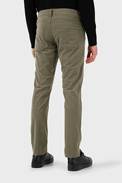 BOSS Slim Fit Normal Bel Dar Paça Kadife Pantolon Erkek KADİFE PANTOLON 50549468 245