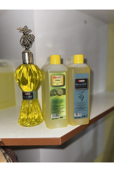 Armes Meram çiçeği (900ml)- Limon (900) Kolonyası + Meram çiçeği (400 ml) Set