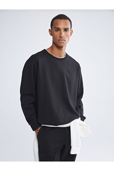 LC Waikiki Peak New Season Crew Neck Men's Thick Sweatshirt