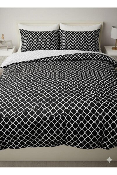 Belsina Home مفرد | سلسلة سوداء | غطاء لحاف، غطاء لحاف وقماش منسوج بإحكام | ١...