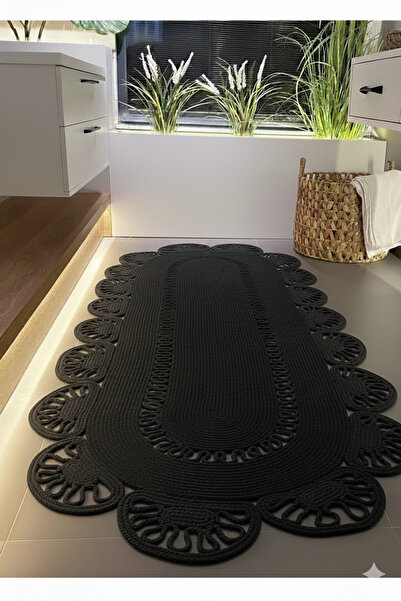 BHR Creative Jute Rug, Doormat, Kitchen Rug, Bathroom Mat, Living Room Rug, Balcony Mat