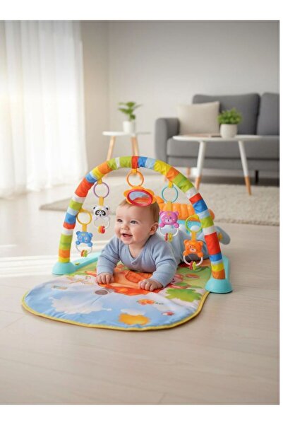 TURHAN BEBE Piyanolu Oyun Halısı