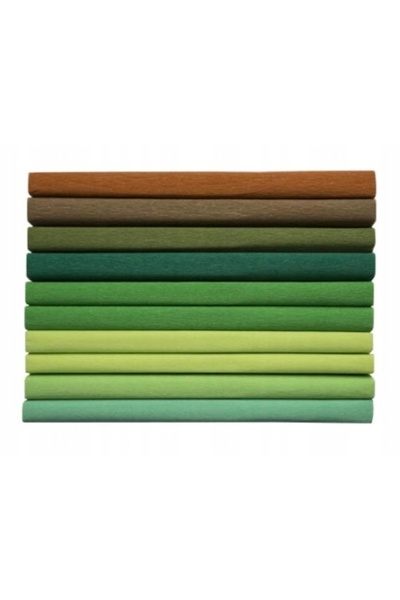 Other Hârtie creponată 25x200 cm 10 role 8 culori Verde Happy Color 3640-2521...