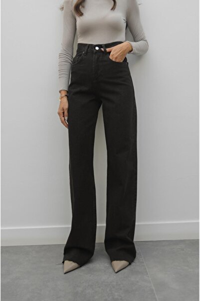 Havoş Acı Kahve Straight Leg Jeans