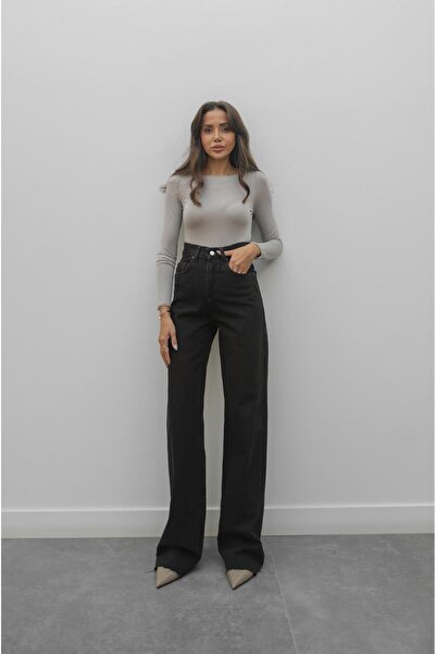 Havoş Acı Kahve Straight Leg Jeans