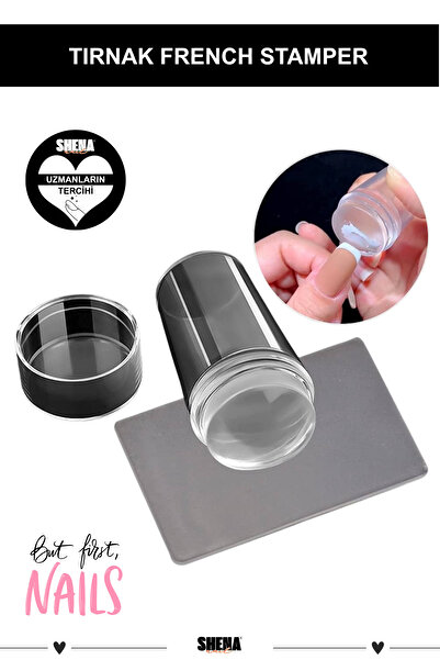 Shena Tırnak Süs Damgalama Stamper Kolay French Aleti