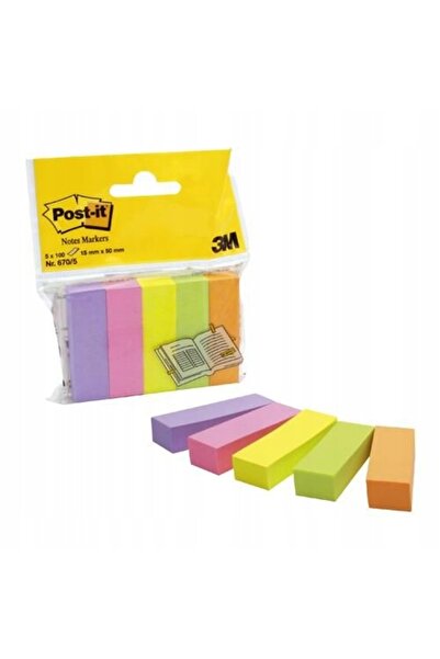 Other Post-It Index Tab 15x50 Set 5 Col 670/5