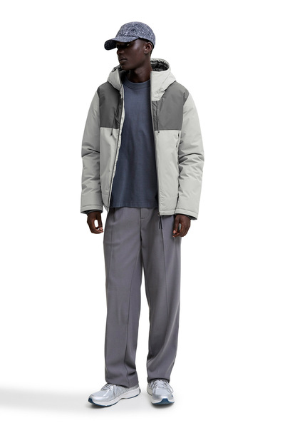 Jack & Jones Jcounion Light Padded Blo Gray Men's Jacket