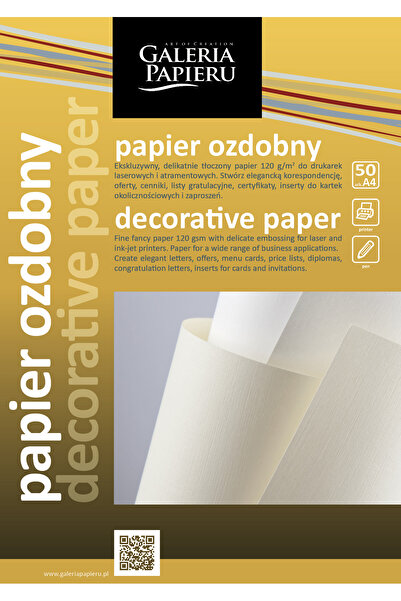 Other Atlanta Decorative Paper /20pcs/ 230g Galeria Papieru 203201 WHITE