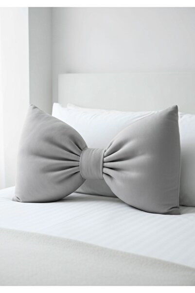 FARCY Pernă decorativă XXL cu aspect de fundă, cu fundă umplută, pernă cadou, pernă de împodobire