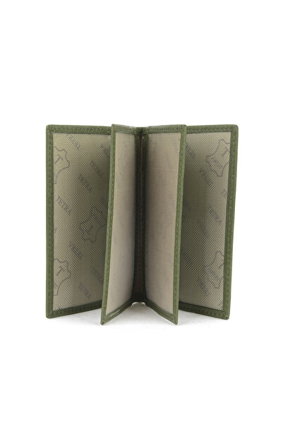 Ziya , Θήκη κάρτας Unisex από γνήσιο δέρμα 1539852Z03 Πράσινη