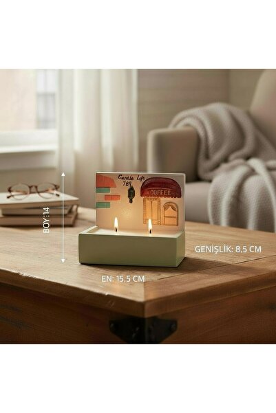 Binbirdemet Hayal Evi Soya Wax Mum – El Yapımı Dekoratif Ev Mumluk