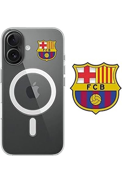 Generic 3M Metal Adhesive Mobile Sticker - FCB Barcelona Logo, Durable Scratch-Resistant