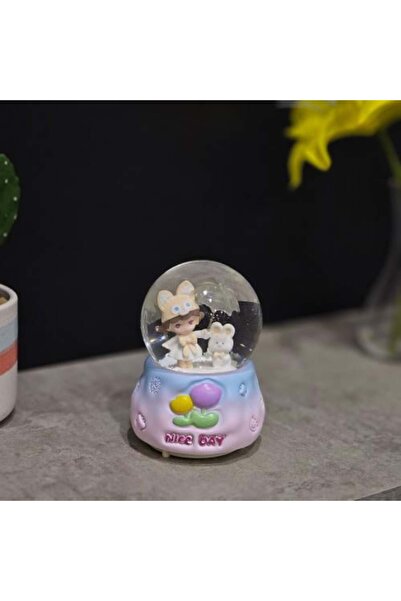 SNOOPY Musical crystal (blue, pink)