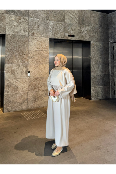 Moda Lippa Women's Casual Set with Stone Skirt