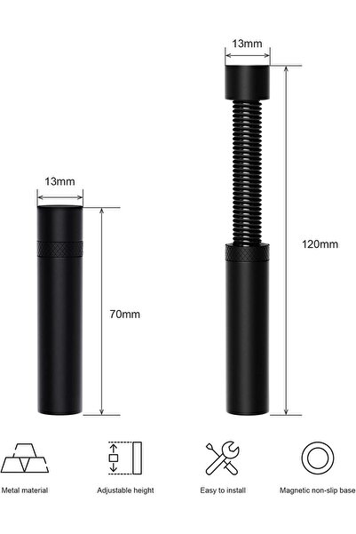 XICEN GPU Support Bracket - Adjustable Anti-Sag Graphics Card Holder with Magnet & Rubber Pad