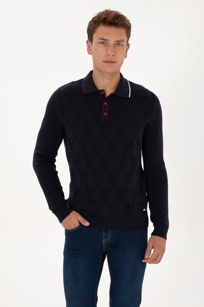 U.S. Polo Assn. Men's Navy Blue Sweater 50308307-Vr033
