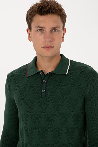 U.S. Polo Assn. Men's Dark Green Sweater 50308307-Vr079