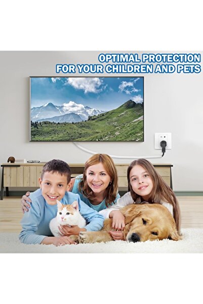 AZONEE Self-Adhesive Wall Cord Cover Cable Management Set PVC 3m