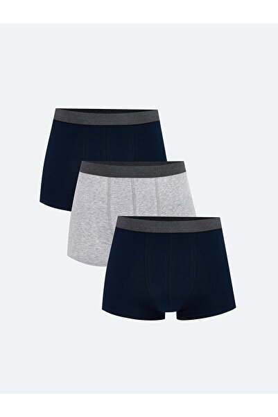 LC Waikiki Vizyon Новий сезон Стандартна форма Бавовняні еластичні чоловічі боксери, 3 шт.