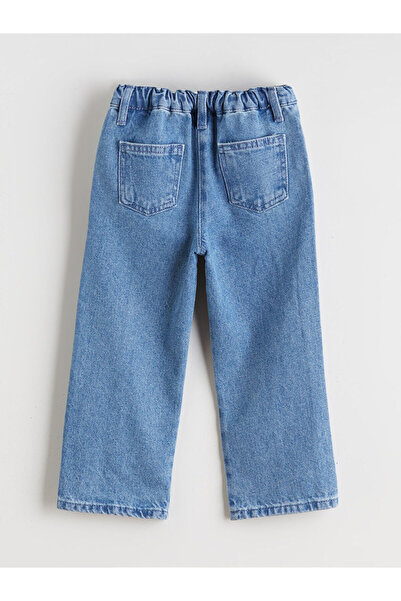 LC Waikiki artı yeni sezon Çiçekli Kız Çocuk Jean Pantolon