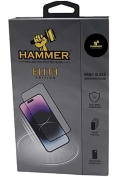 Generic غطاء هامر شفاف بالكامل لهاتف آيفون 14 (جراب، شاشة خصوصية، واقي كاميرا)