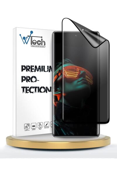 Wtech واقي شاشة تكنو بوفا كيرف 5G (2025) نانو سيراميك للخصوصية بتغطية كاملة غ...