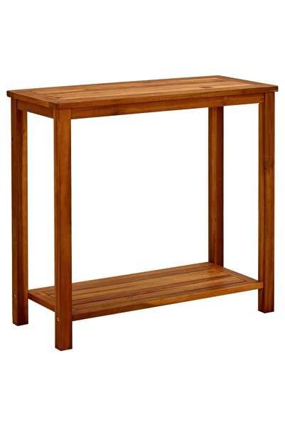 vidaxl Garden Console Table 80x35x75 cm Solid Acacia Wood