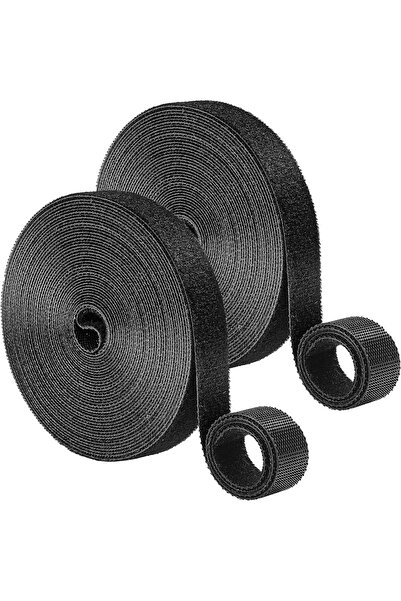 Generic Adjustable Reusable Velcro Cable Straps Roll 0.8in x 5m, 2pcs