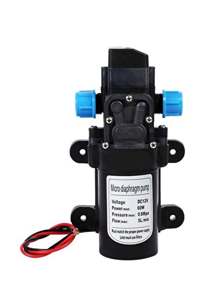 Saharaz مضخة مياه ذاتية التحضير، ضغط عالي 12 فولت، معدل تدفق 5 لتر/دقيقة، مضخة غشاء ضغط المياه، للسيارات الترفيهية، الحدائق