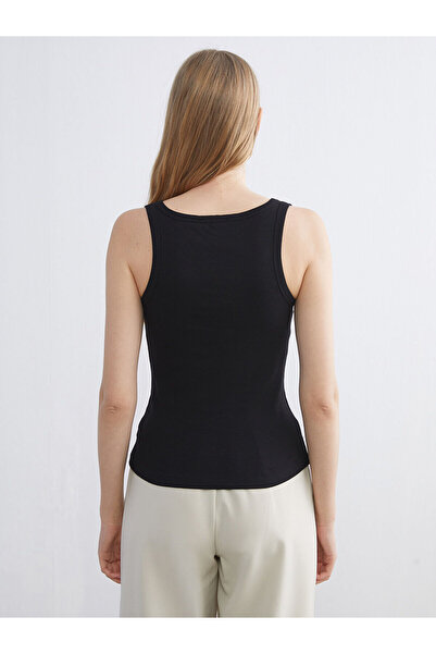 LC Waikiki U Neck Ribbed Women's Tank Top