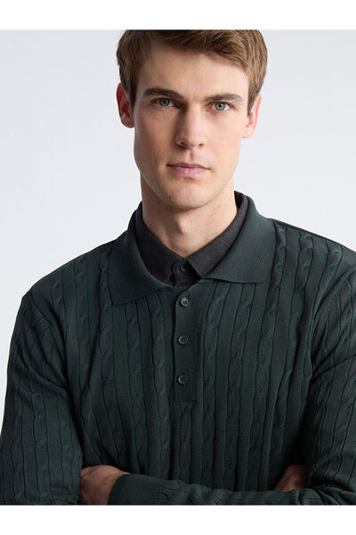 LC Waikiki سترة تريكو رجالية بياقة بولو من فيجن للموسم الجديد