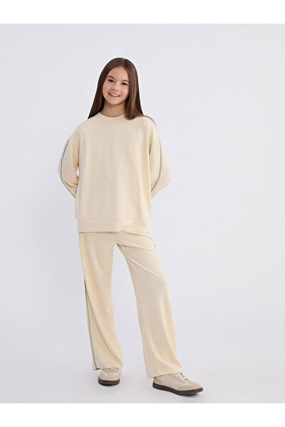 LC Waikiki Özmarka New Season Crew Neck Girls' Tracksuit Set