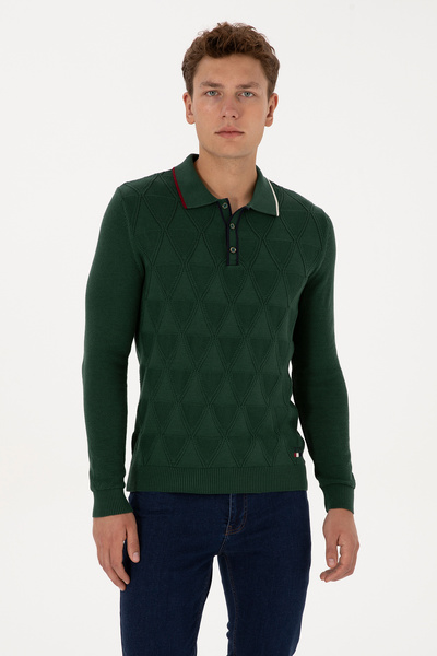 U.S. Polo Assn. Men's Dark Green Sweater 50308307-Vr079