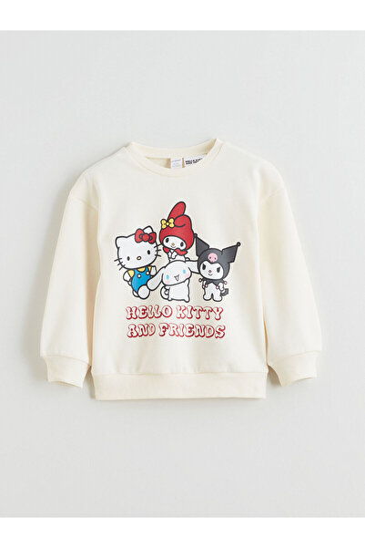 LC Waikiki Two Mt Shop Quality Lcw Kids Ecru 3 Thread Raster Printed Loose & ...